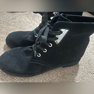 Tommy Hilfiger Women's Black Suede Boot